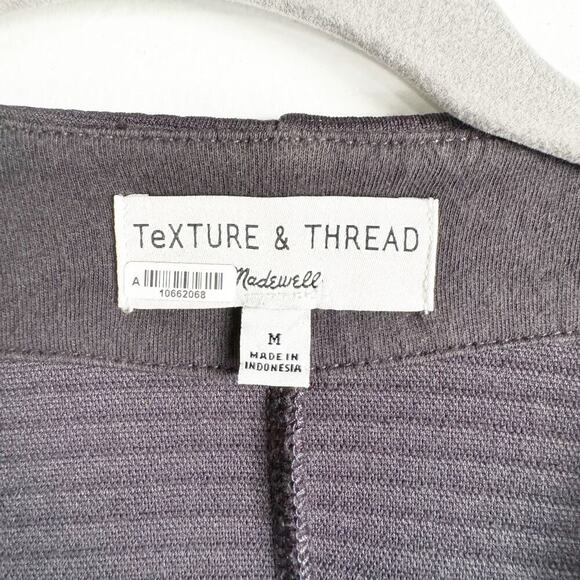 Madewell Texture and Thread Open Front Textured Caridgan Jacket Oversized Medium - Picture 2 of 10